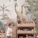 Kinder Fotobehang jungle dieren op Afmeting - Ms Tiff