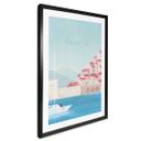 Póster de vacaciones en Croacia - Ríos