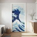Dørfilm Den store bølge i Kanagawa - Hokusai - Selvklæbende dørdekoration