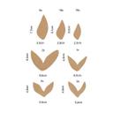 Hojas decorativas bosque de abedules - juego de extensión - MDF naturaleza