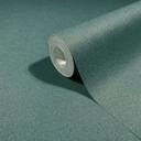 Papel pintado no tejido aspecto hormigón liso moderno mate en verde 