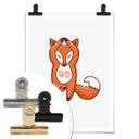 Affiche - Yoga-renard 04