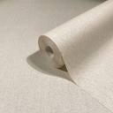 Papel pintado no tejido de color beige Liso ligeramente texturado Moderno 