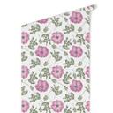 Tapet med mønster - akvarelblomster 05 - pink