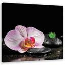Canvasbillede, orkidéblomster Zen Spa