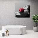 Canvasbillede, Zen Spa rød sten