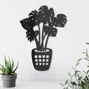 Decoración acrílica planta monstera