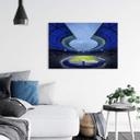 Tableau sur verre Hertha BSC Stade Olympique Bleu