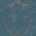 A.S. Création History of Art Papier peint baroque Bleu, Argent