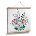 Póster Ramo de flores silvestres en primavera - Goed Blauw - Cuadrado