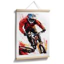 Plakat Dynamisk mountainbiker - Jaszke