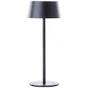 Tischleuchte Outy, schwarz, 12,5 x 30 cm, Metall Outdoor Tischleuchte