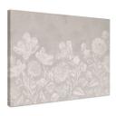 Lienzo flores silvestres en tiza beige - Bloomery Decor