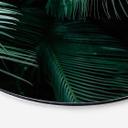 Tableau sur alu-Dibond rond Botanique tropicale