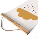 Póster de tela Lluvia alegre en colores pastel - Lisboa