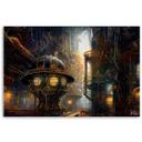Canvasbillede, Steampunk-abstraktion
