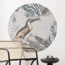 Vinilo decorativo Bosque tropical con tucán - Haase - Redondo