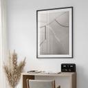 Póster Estructuras abstractas en beige suave - Böhmer