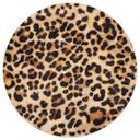 Fototapet Vild leopard - Dyreprint - Tunaboylu - Rund - vliesetapet/selvklæbende non-woven tapet