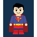 Fototapet - Gomes - Superman legetøj