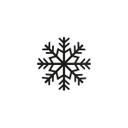 Decoración navideña copo de nieve - decoración acrílica