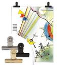 Póster Kandinsky - Conexión clara