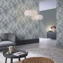 3D tapet, geometrisk vægbeklædning Fashion for Walls 4 af Guido Maria Kretschmer sølv