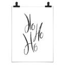 Plakat - Ho Ho Ho Handlettering