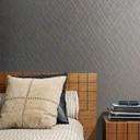 Grafisk tapet, non-woven tapet Novamur Kylie antracit