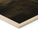 Cuadro de madera Árboles en la bruma crepuscular - Hobday
