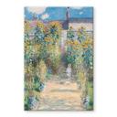 Glasbillede - Monet - Monets have i Vétheuil
