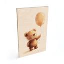 Cuadro de madera Osito con globo - Magnusson
