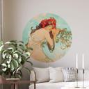 Sticker mural Mucha - Les quatre saisons - Été 