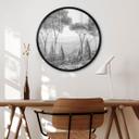 Poster Idyllisch plantenlandschap - Ms Tiff - Rond