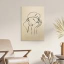 Cuadro de madera NKTN - Line Art - Don't Worry
