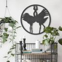 MDF - Decoración en madera - Pareja de grullas