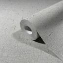 Papel pintado no tejido con textura lisa gris ligeramente brillante