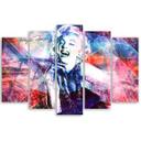 Lærredstryk 5 styk, Marilyn Monroe