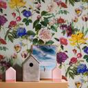 Livingwalls Vliestapete Jette 5 tropisch floral natürlich bunt, grau, grün