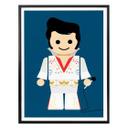 Póster Gomes - Elvis de juguete