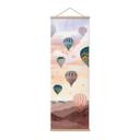 Póster de tela Volando alto con los globos aerostáticos - Goed Blauw - Panorama