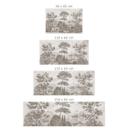 Zelfklevende Keukenachterwand met tuinlandschap in beige - Ms Tiff