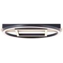 Deckenleuchte Leopold, braun, 5,5 x 39 cm, Holz Moderne LED-Deckenleuchte, dimmbar