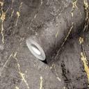 Papel pintado efecto mármol piedra gris oro papel pintado no tejido mármol antracita diseño Muestra