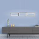 Pendelleuchte Sia, metallic, 150 x 80,5 cm, Metall Pendellampe, dimmbar