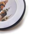 Aluminium Bilderrahmen Gold Schwarz mit Passepartout - Rund - 25,4 x 25,4 cm
