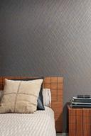 Grafisk tapet, non-woven tapet Novamur Kylie antracit
