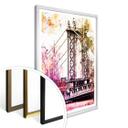 Póster Hugonnard - Acuarela: Puente de New York