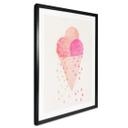 Póster Treechild - Tres bolas de helado en verano
