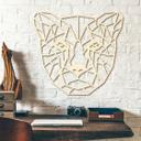 Arte en madera de álamo - Guepardo de origami